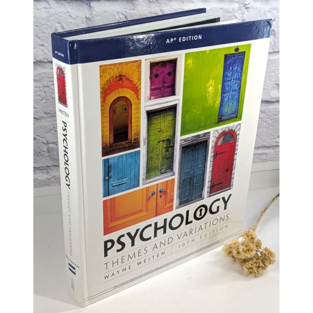 BRAND NEW🚨Psychology Themes And Variations 10th AP Edition Wayne Weiten HardCov